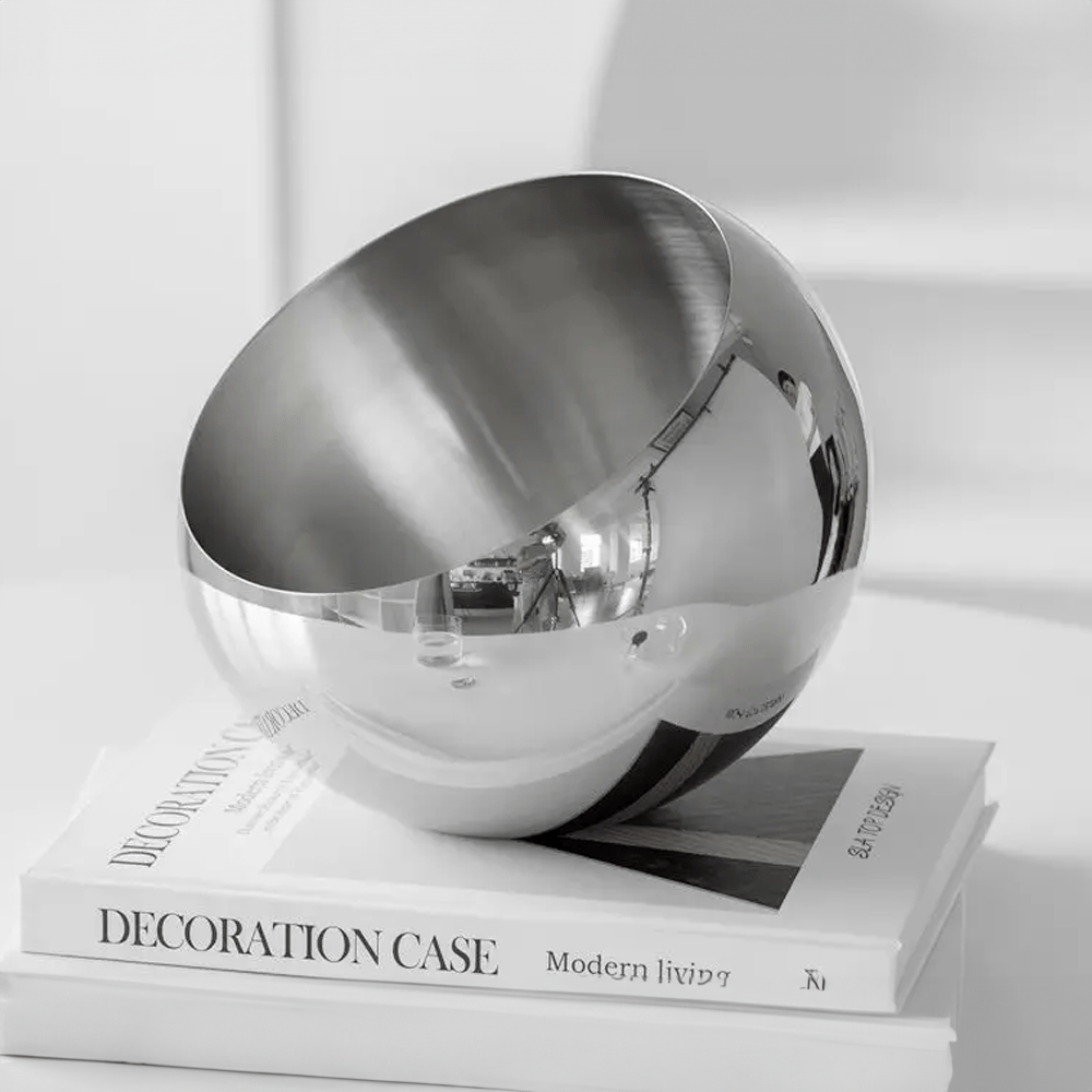 Elegant Stainless Steel Fruit Bowl - Modern Eco-Friendly Design
