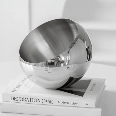 Elegant Stainless Steel Fruit Bowl - Modern Eco-Friendly Design