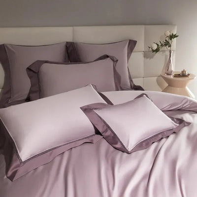 Essence Duvet Cover Set – 1000 TC Egyptian Cotton with Elegant Border Detailing