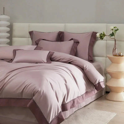 Essence Duvet Cover Set – 1000 TC Egyptian Cotton with Elegant Border Detailing
