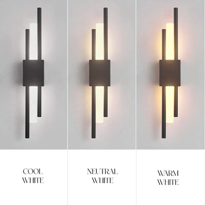Sleek Modern Glass Wall Lamp