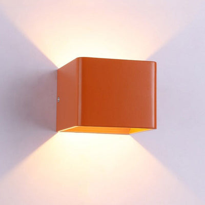 Cubic Wall Bedside Lamp LED Minimalist Design for Bedroom