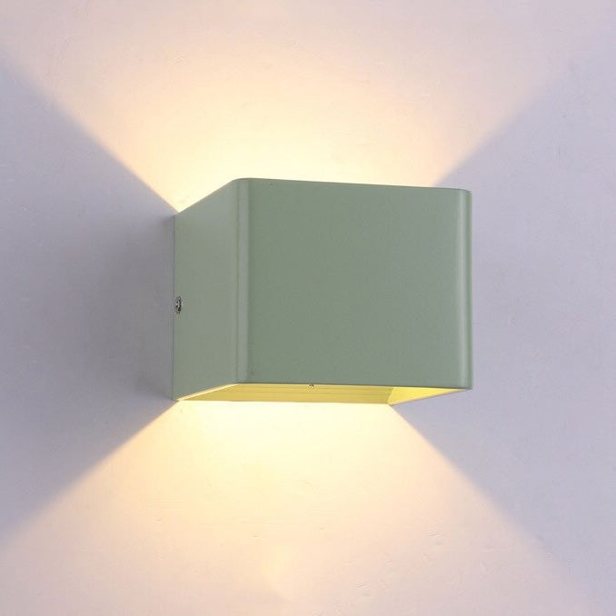 Cubic Wall Bedside Lamp LED Minimalist Design for Bedroom