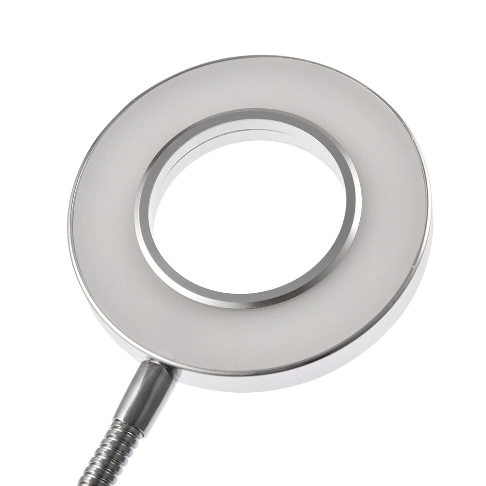 Round LED Wall Bedside Lamp with Flexible Design and Soft Light