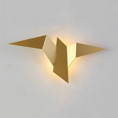 Metal Birds Wall Bedside Lamp with Touch Control and Colors