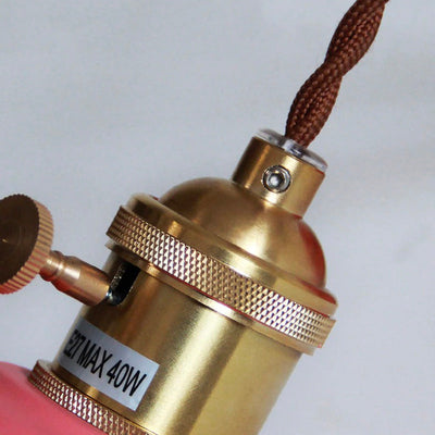 Vintage Metal Wall Bedside Lamp with Retro Bell Shade