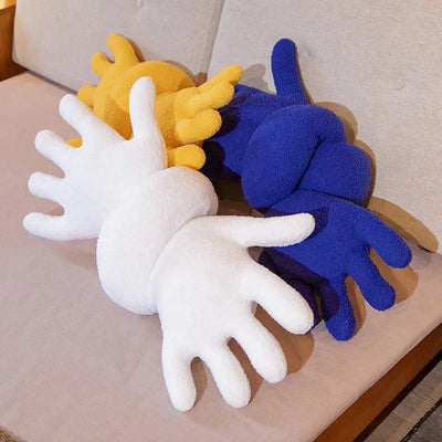 Long Arm & Hand Plush Cushion - Soft Velvet Fun Decor