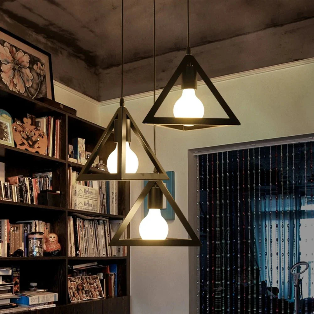 Minimalist Triangular Pendant Light