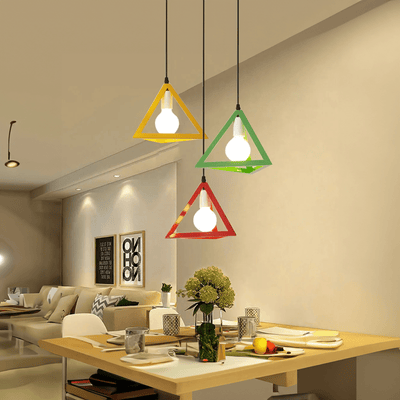 Minimalist Triangular Pendant Light