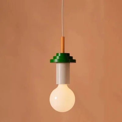 Minimalist Wood Effect LED Pendant Light