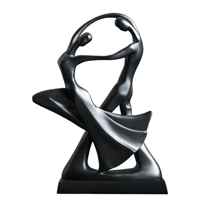 Modern Abstract Dancers Ornament - Resin Home Decor Accent