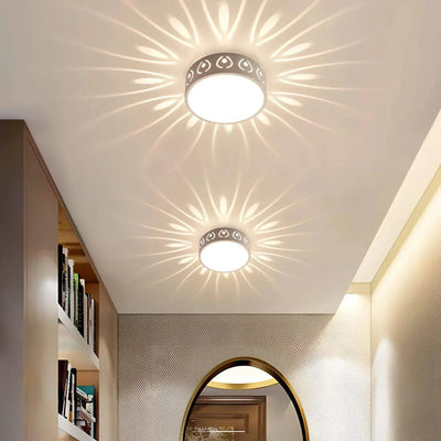 Elegant Ceiling Light – Warm or Cool White