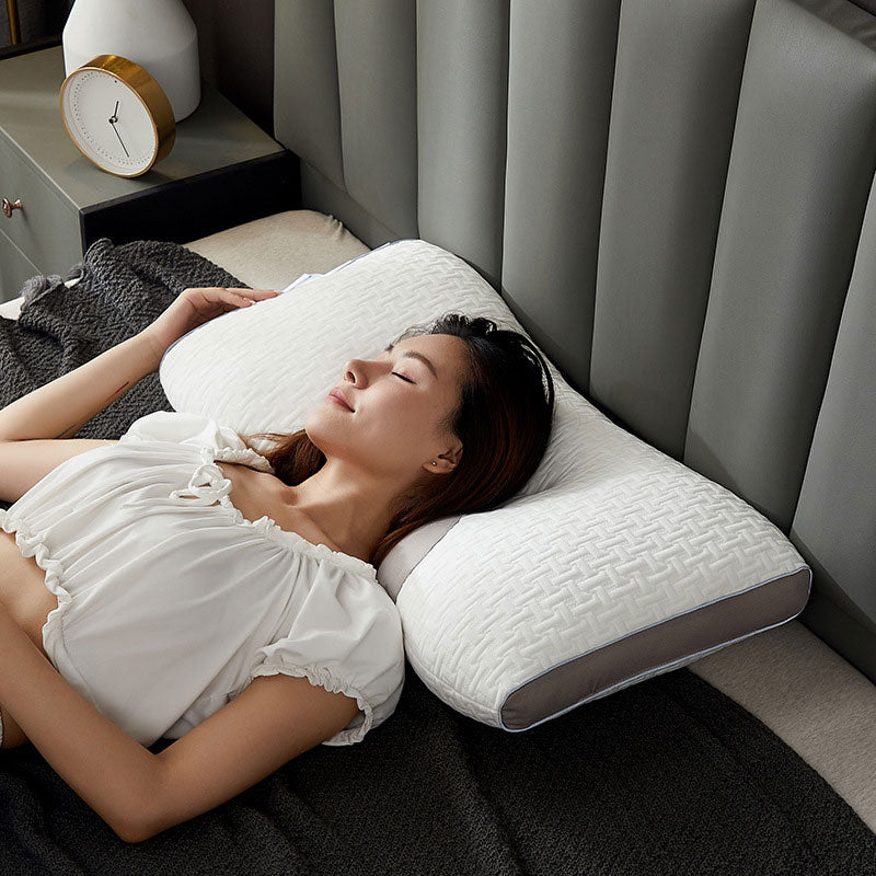 Hybrid Pillow For Back & Side Sleepers Neck Support Comfort