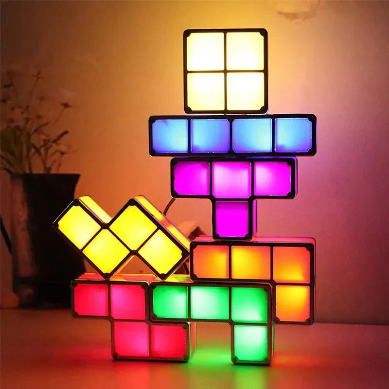 Novelty 3D Buildable Puzzle Night Light with LED Colors