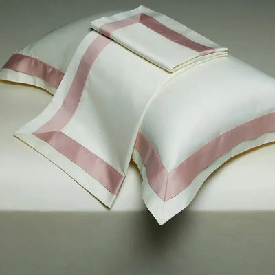 One-Line Duvet Cover Set – 1200 TC Egyptian Cotton with Elegant Border Detail