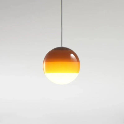 Seven Colour Gradient Glass Pendant Light