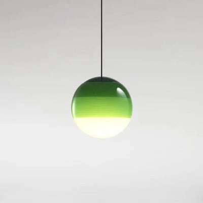 Seven Colour Gradient Glass Pendant Light
