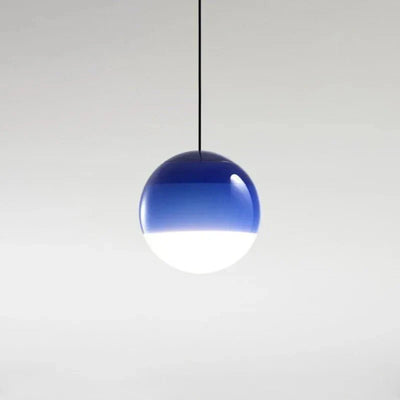 Seven Colour Gradient Glass Pendant Light
