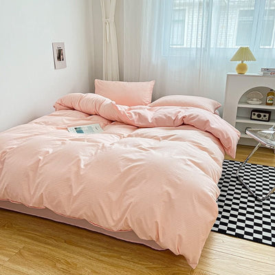 Solid Pastel Colour Bedding Set