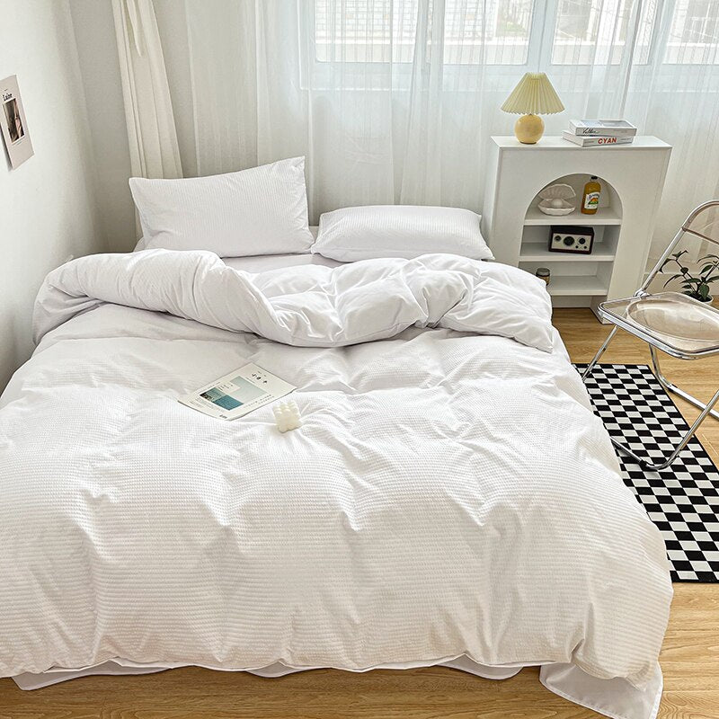 Solid Pastel Colour Bedding Set