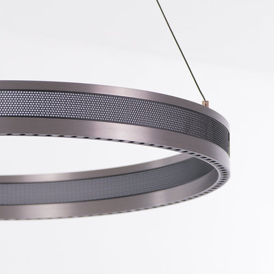 Titan Rings Chandelier – Bold Industrial Ceiling Light with Multi-Illumination & LED Options