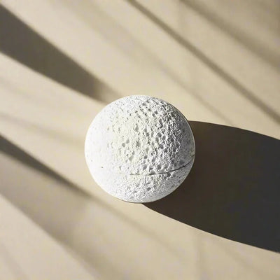 Quirky Black Volcanic Stone Bowl - Elegant Porcelain Centerpiece